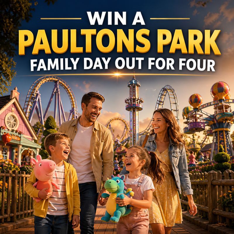 Win a Paultons Park family day out for four