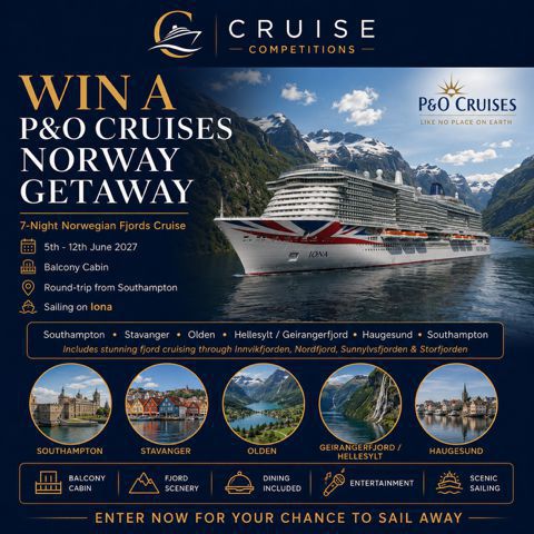 Win a P&O Cruises Norway Getaway